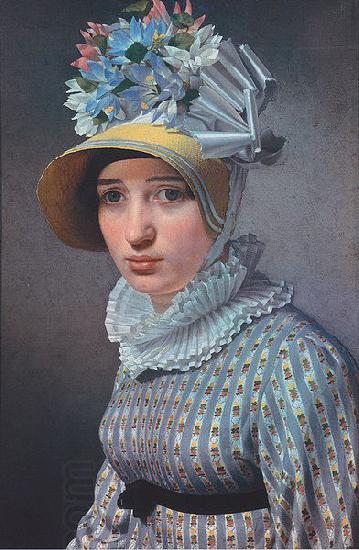 Christoffer Wilhelm Eckersberg Portrat der Anna Maria Magnan China oil painting art